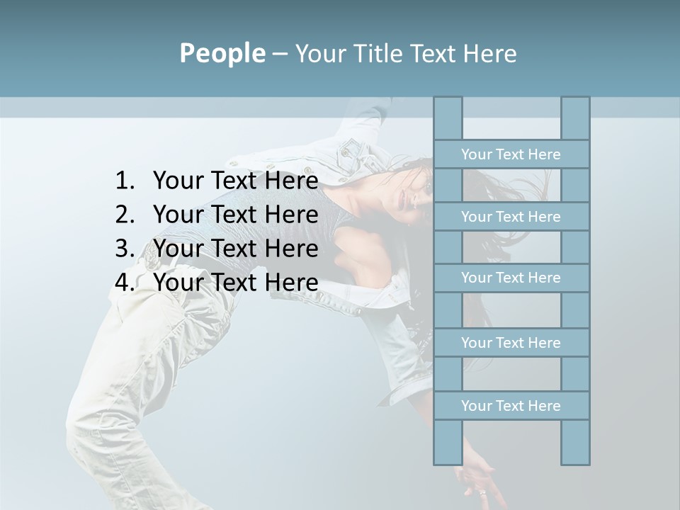 Young Breakdance Fashion PowerPoint Template