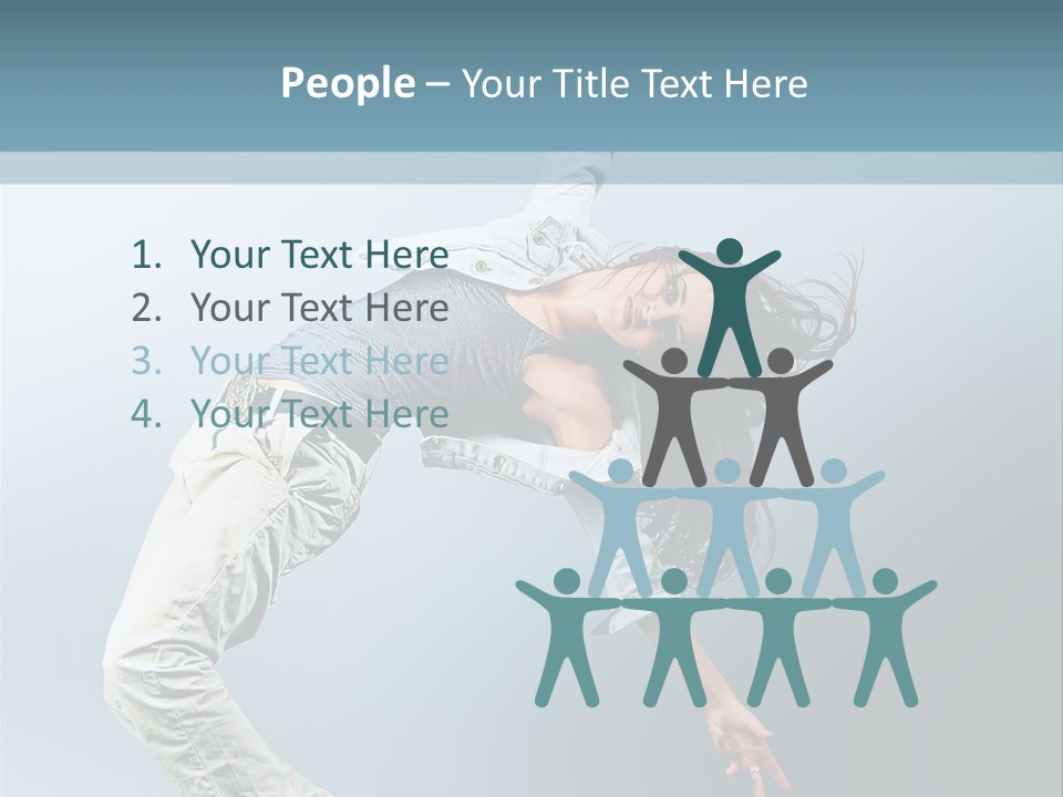 Young Breakdance Fashion PowerPoint Template