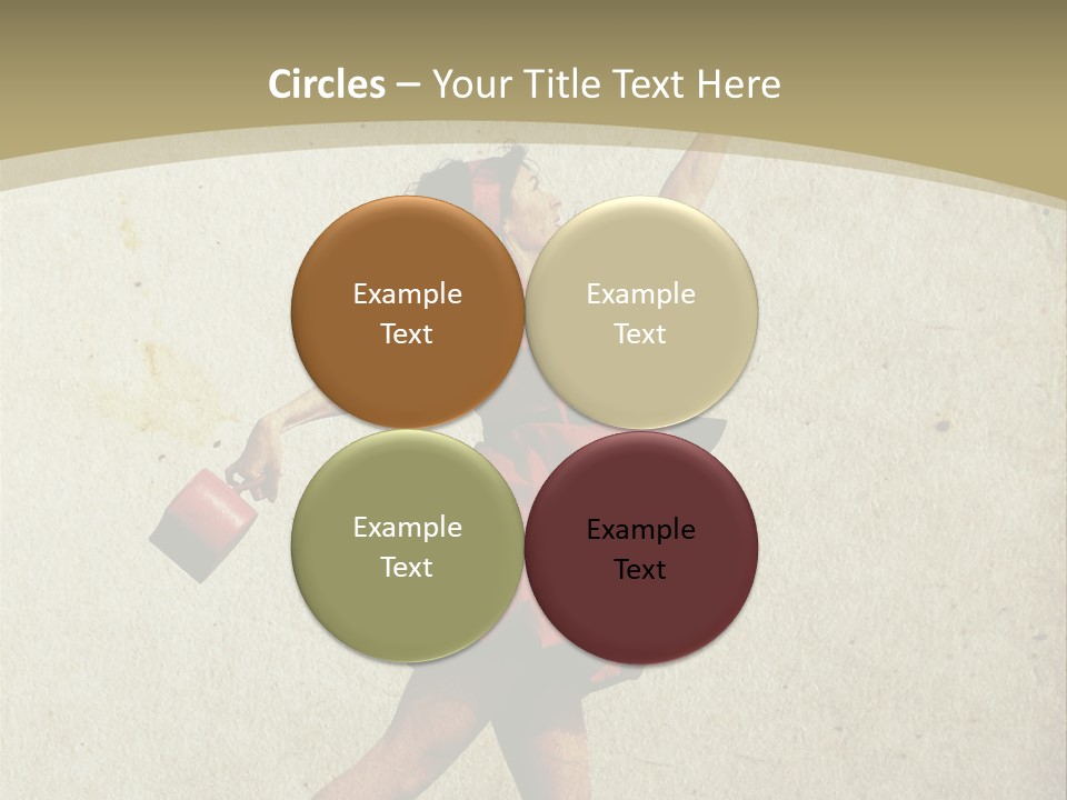 Seductive Late Costume PowerPoint Template