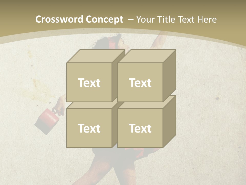 Seductive Late Costume PowerPoint Template