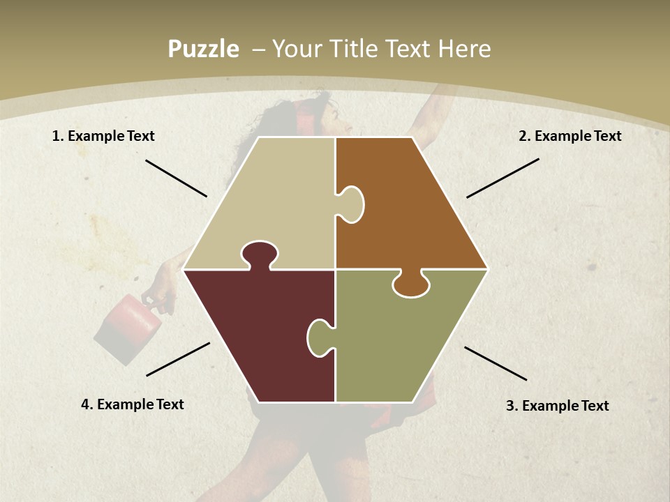 Seductive Late Costume PowerPoint Template