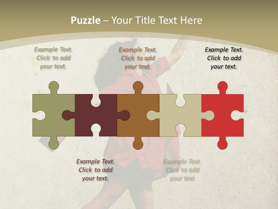 Seductive Late Costume PowerPoint Template