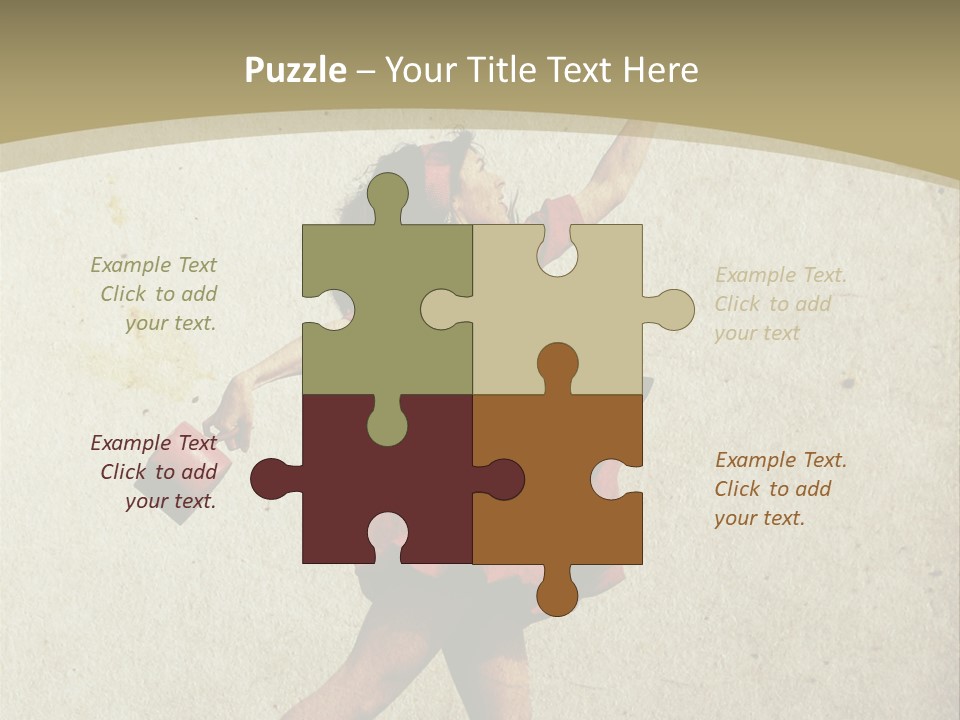 Seductive Late Costume PowerPoint Template