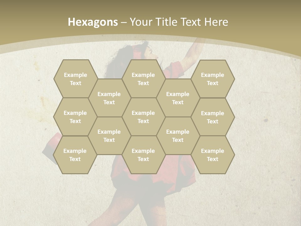 Seductive Late Costume PowerPoint Template