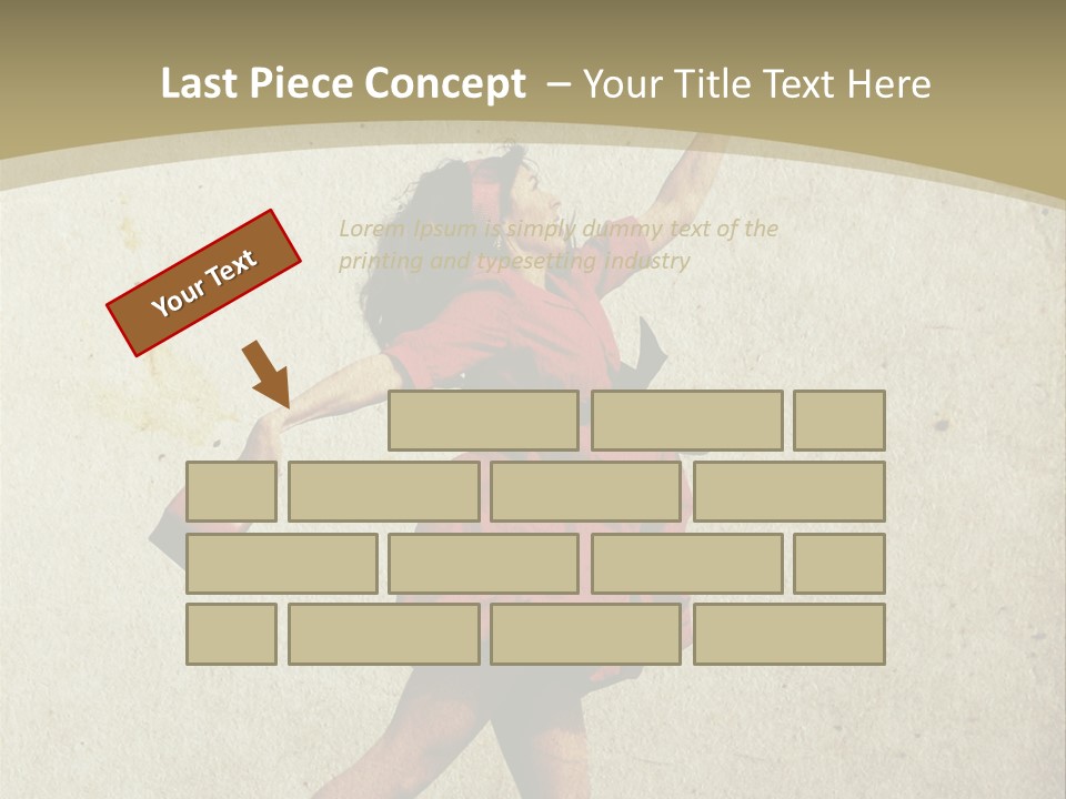 Seductive Late Costume PowerPoint Template