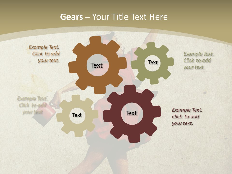 Seductive Late Costume PowerPoint Template