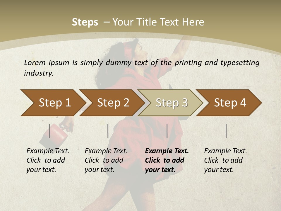 Seductive Late Costume PowerPoint Template