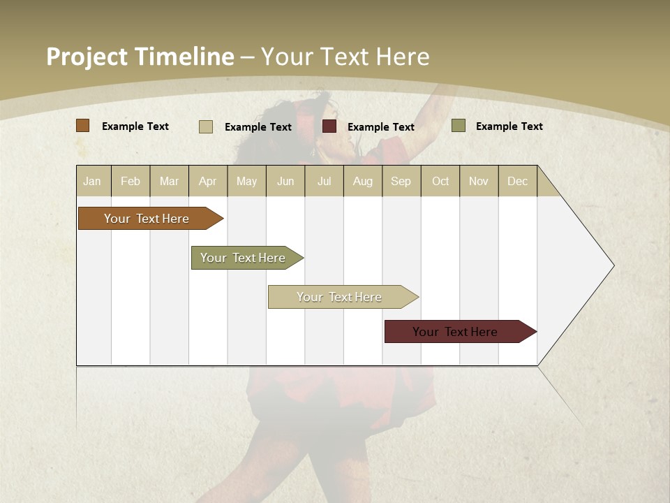 Seductive Late Costume PowerPoint Template