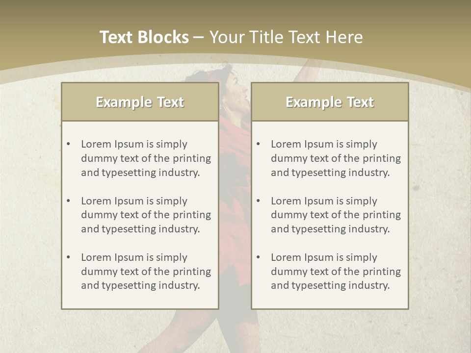 Seductive Late Costume PowerPoint Template