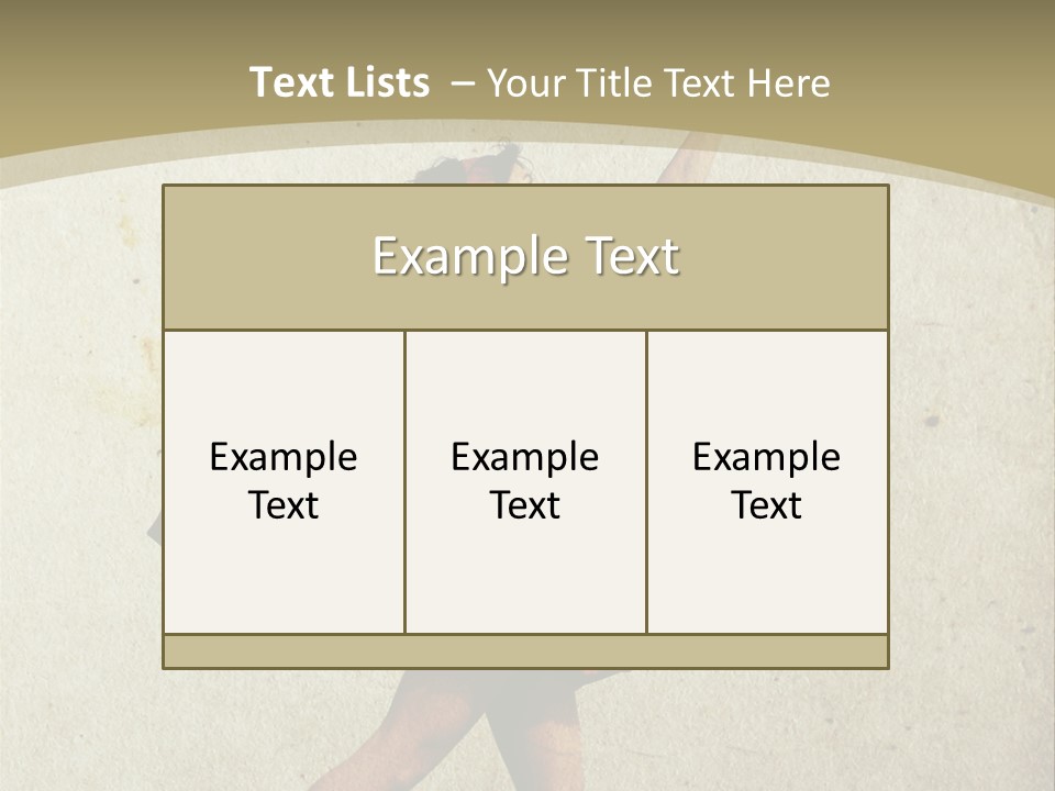 Seductive Late Costume PowerPoint Template