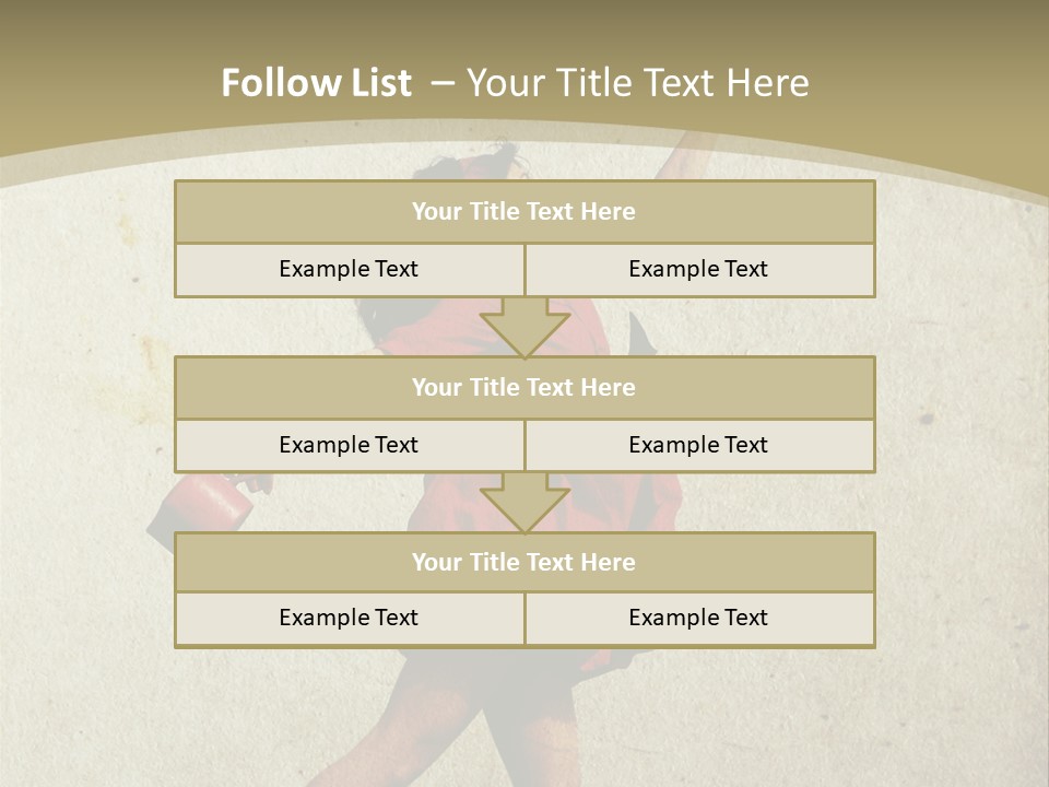 Seductive Late Costume PowerPoint Template