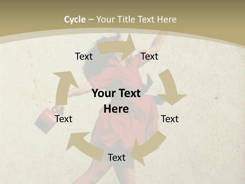 Seductive Late Costume PowerPoint Template