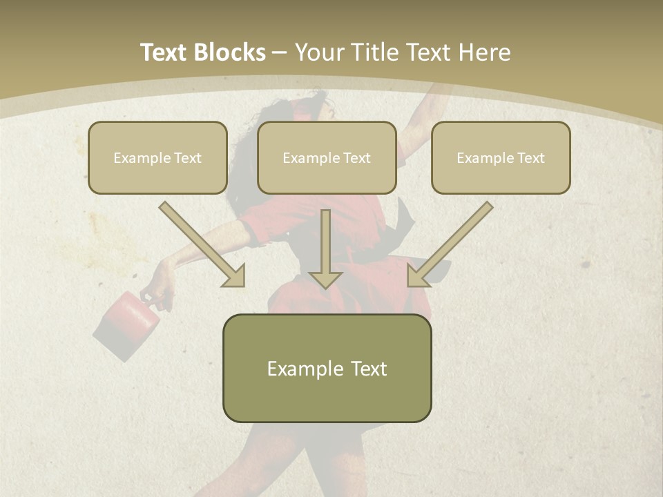 Seductive Late Costume PowerPoint Template