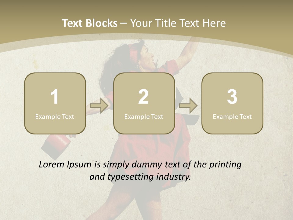 Seductive Late Costume PowerPoint Template