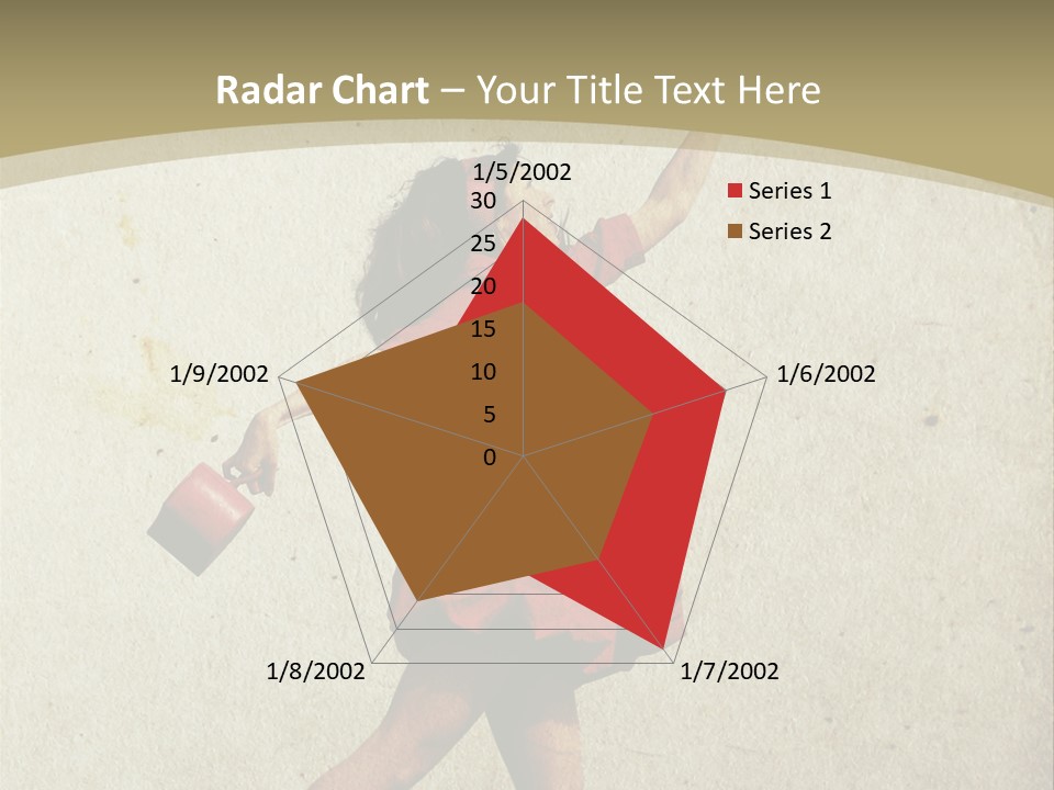 Seductive Late Costume PowerPoint Template