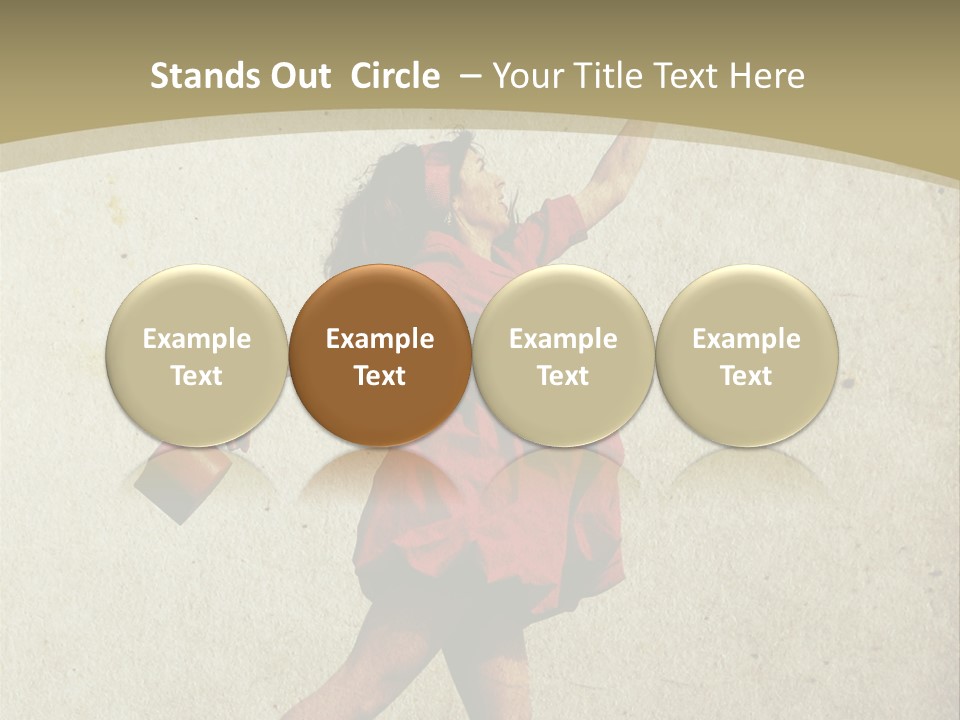 Seductive Late Costume PowerPoint Template