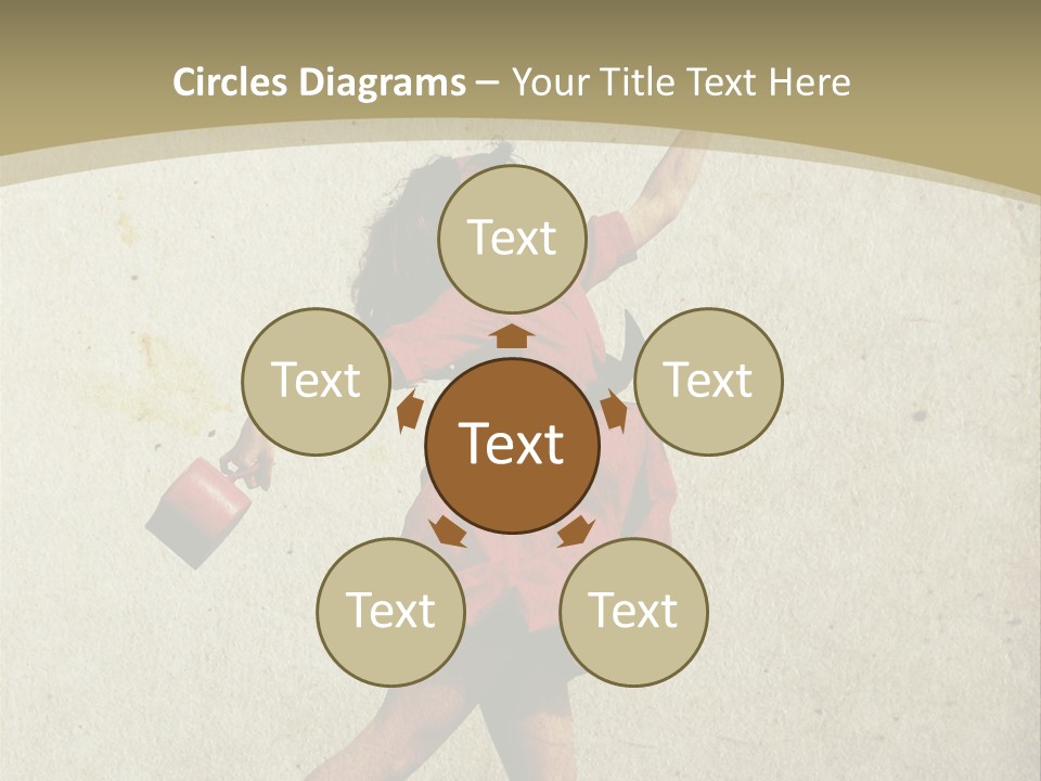 Seductive Late Costume PowerPoint Template