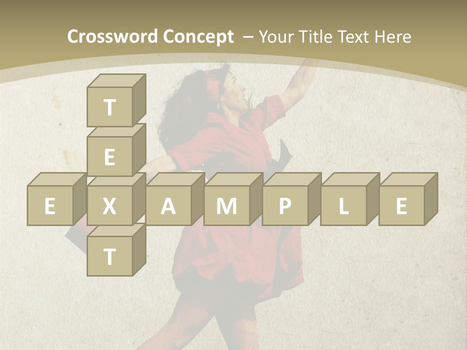 Seductive Late Costume PowerPoint Template