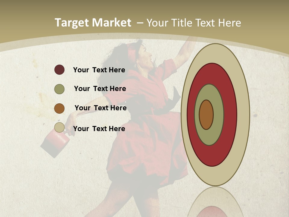 Seductive Late Costume PowerPoint Template