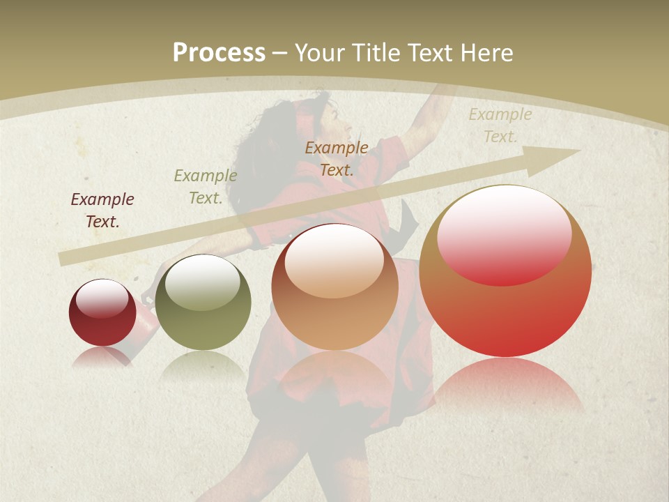 Seductive Late Costume PowerPoint Template