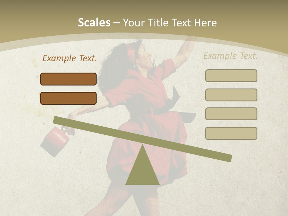 Seductive Late Costume PowerPoint Template