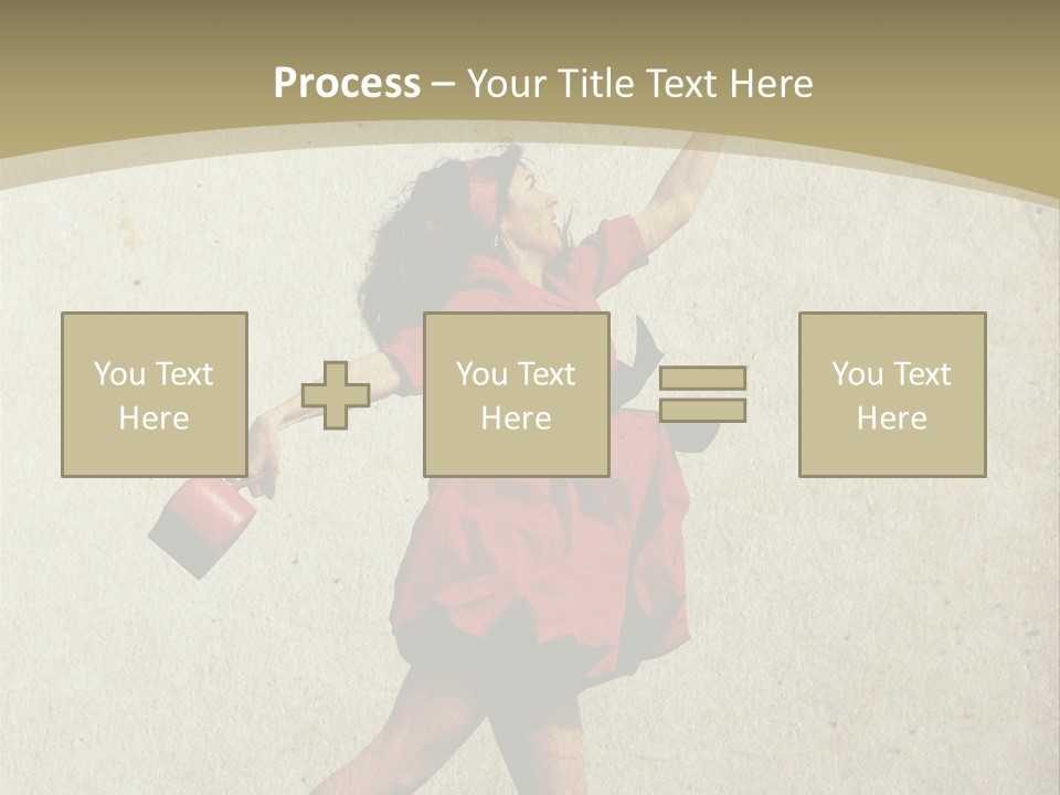 Seductive Late Costume PowerPoint Template