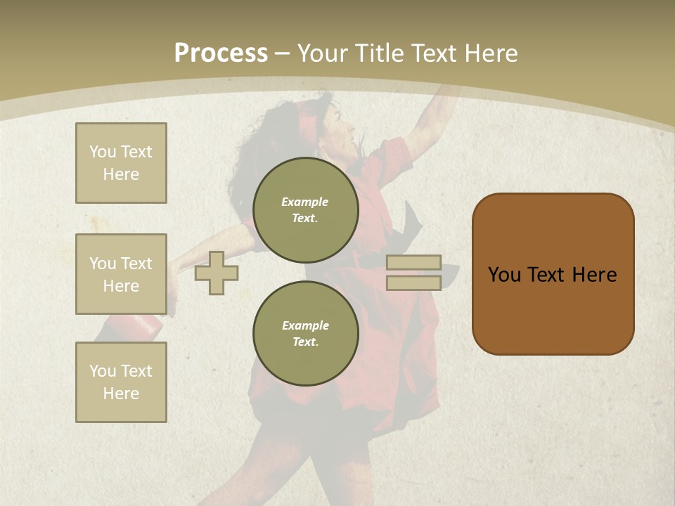 Seductive Late Costume PowerPoint Template
