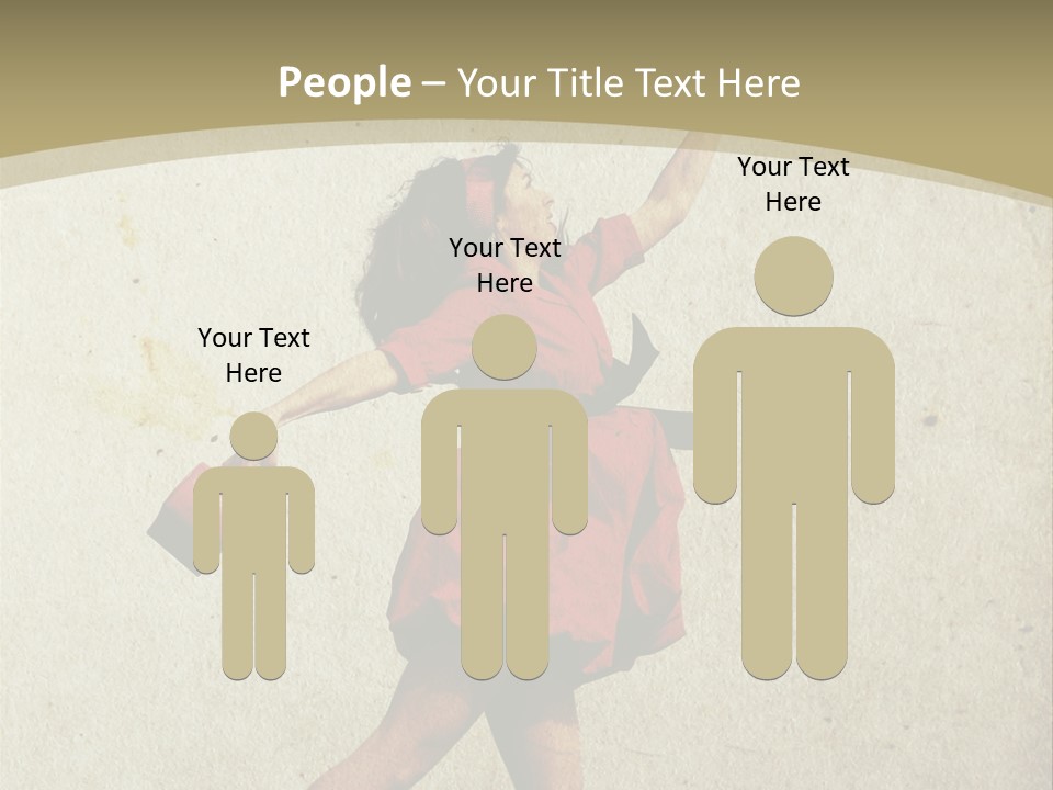 Seductive Late Costume PowerPoint Template