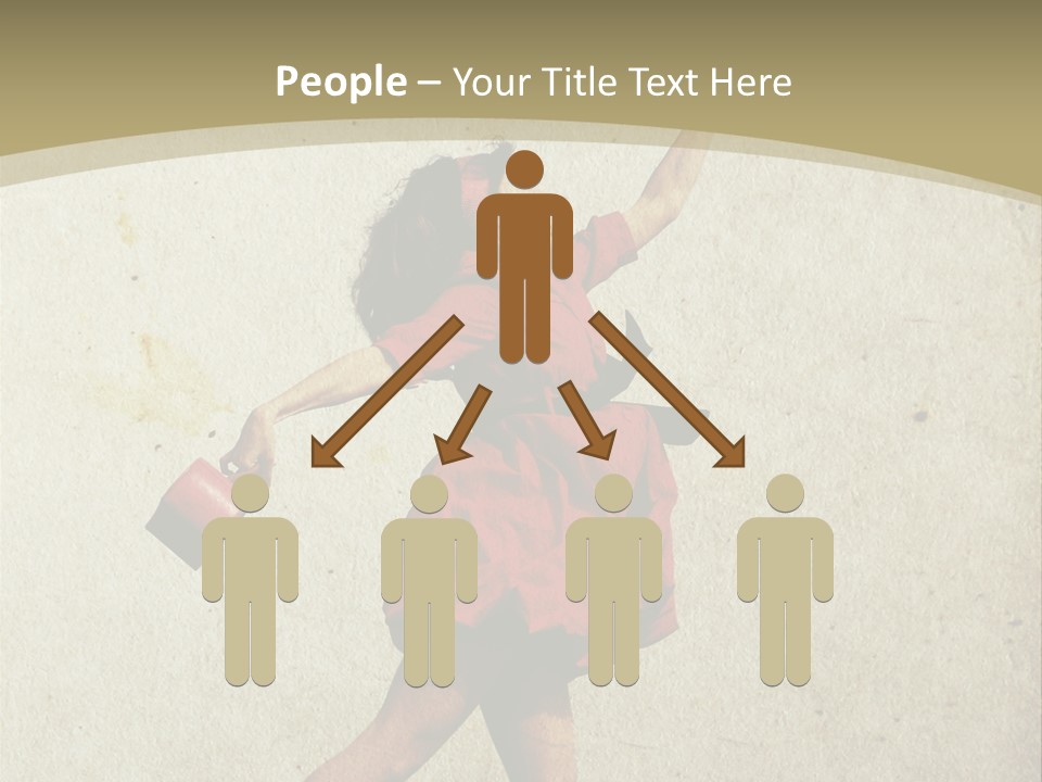 Seductive Late Costume PowerPoint Template