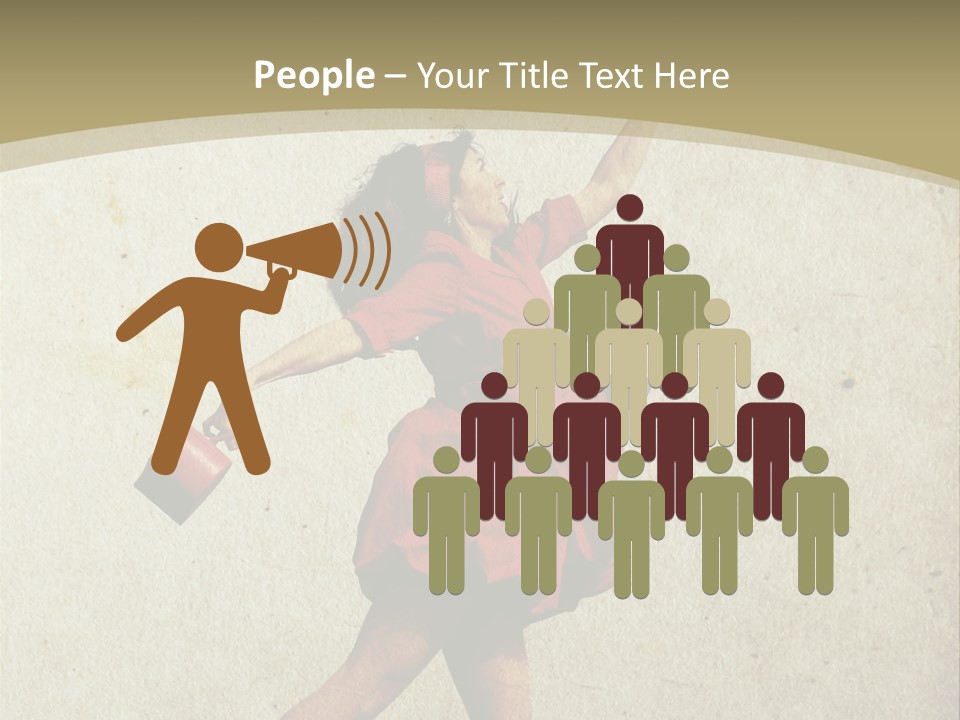 Seductive Late Costume PowerPoint Template