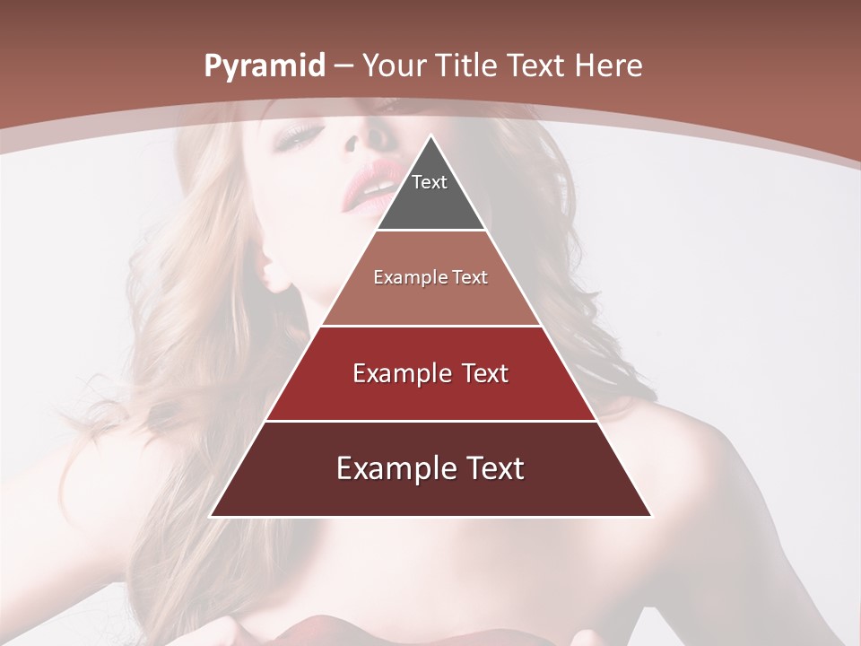 Young Elegant Dress PowerPoint Template