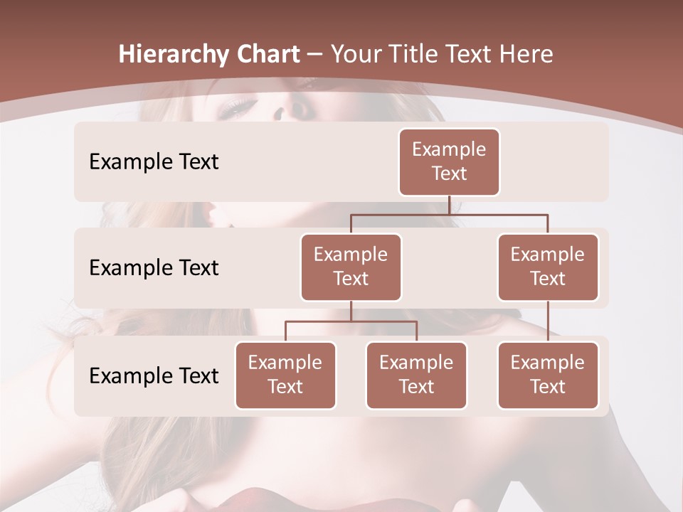 Young Elegant Dress PowerPoint Template