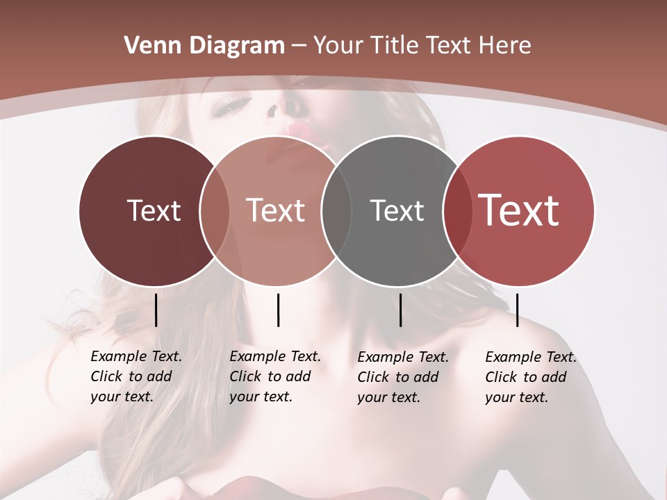 Young Elegant Dress PowerPoint Template