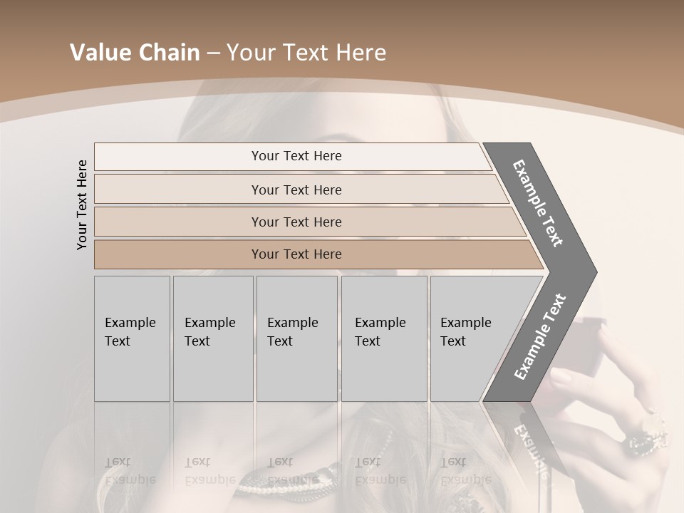 Winetasting Dress Makeup PowerPoint Template