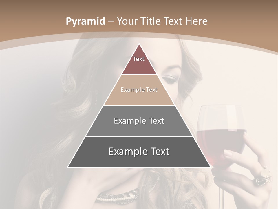 Winetasting Dress Makeup PowerPoint Template