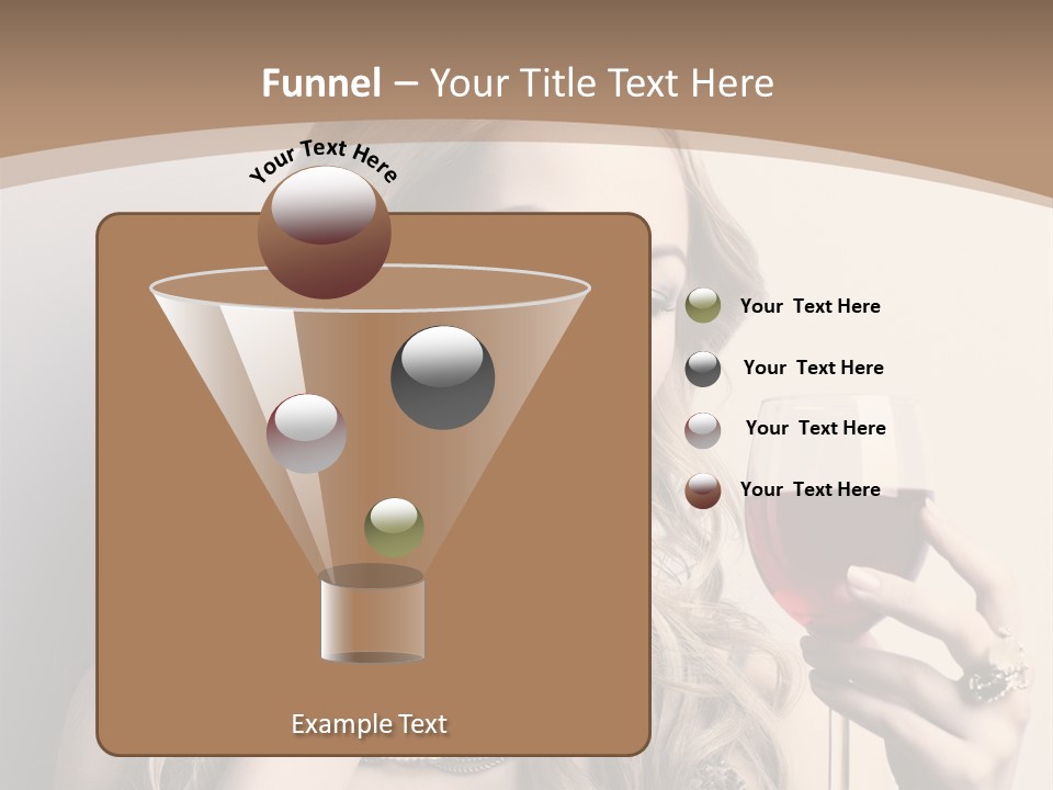 Winetasting Dress Makeup PowerPoint Template