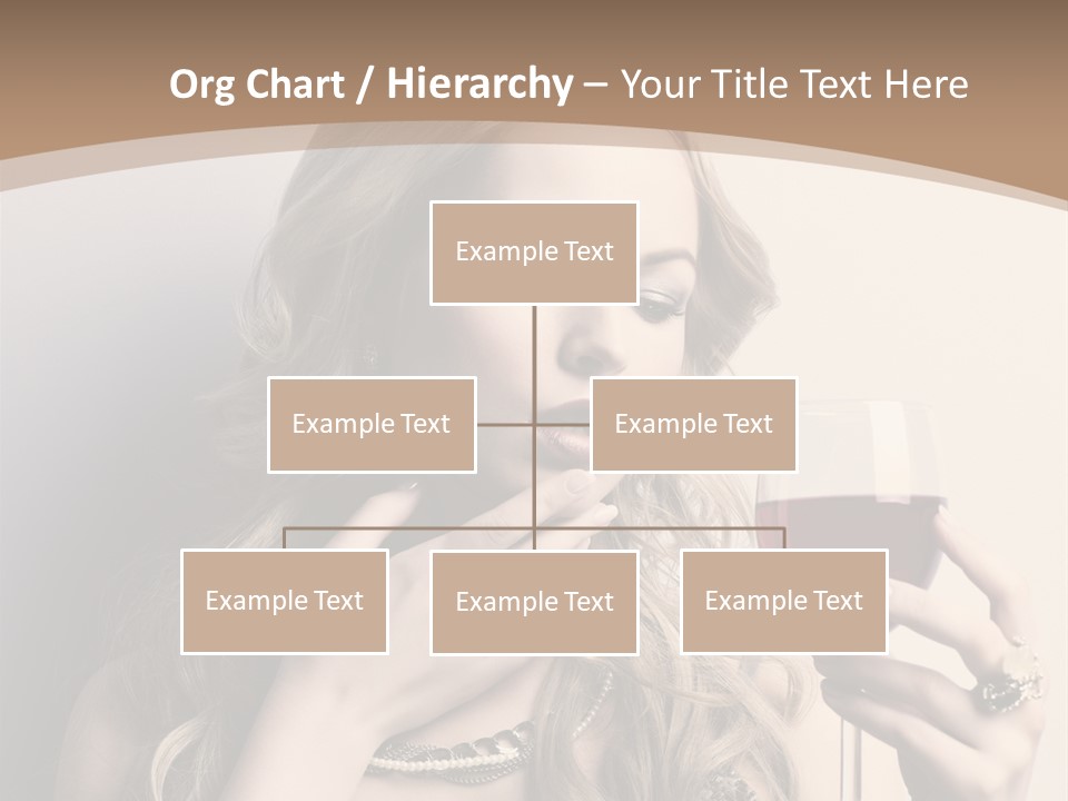 Winetasting Dress Makeup PowerPoint Template