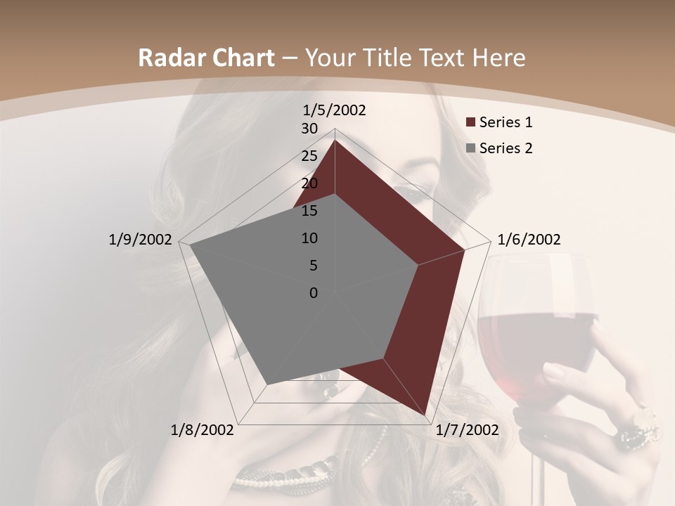 Winetasting Dress Makeup PowerPoint Template