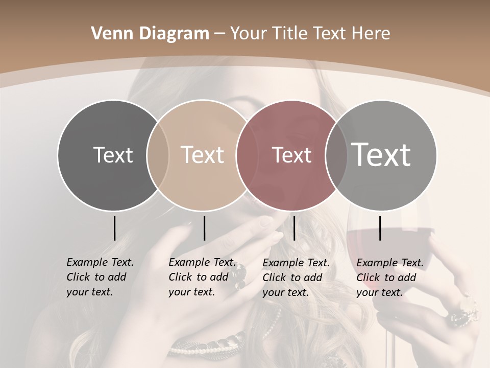 Winetasting Dress Makeup PowerPoint Template