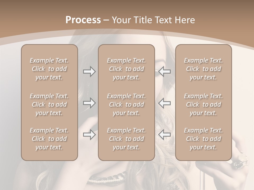 Winetasting Dress Makeup PowerPoint Template