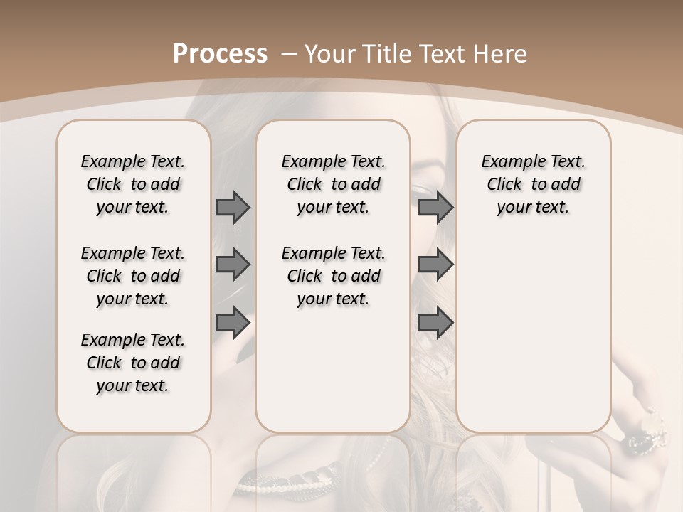Winetasting Dress Makeup PowerPoint Template