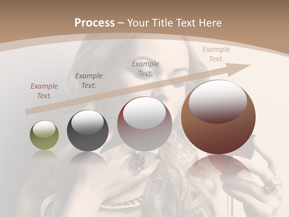 Winetasting Dress Makeup PowerPoint Template