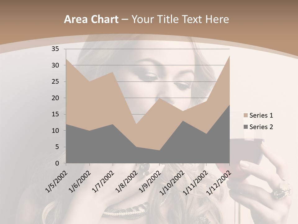 Winetasting Dress Makeup PowerPoint Template