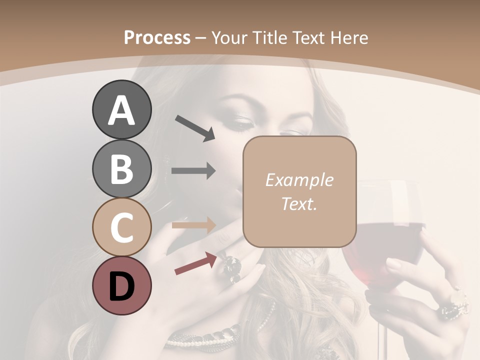 Winetasting Dress Makeup PowerPoint Template