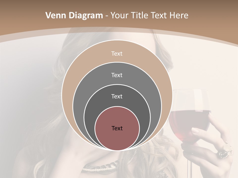 Winetasting Dress Makeup PowerPoint Template