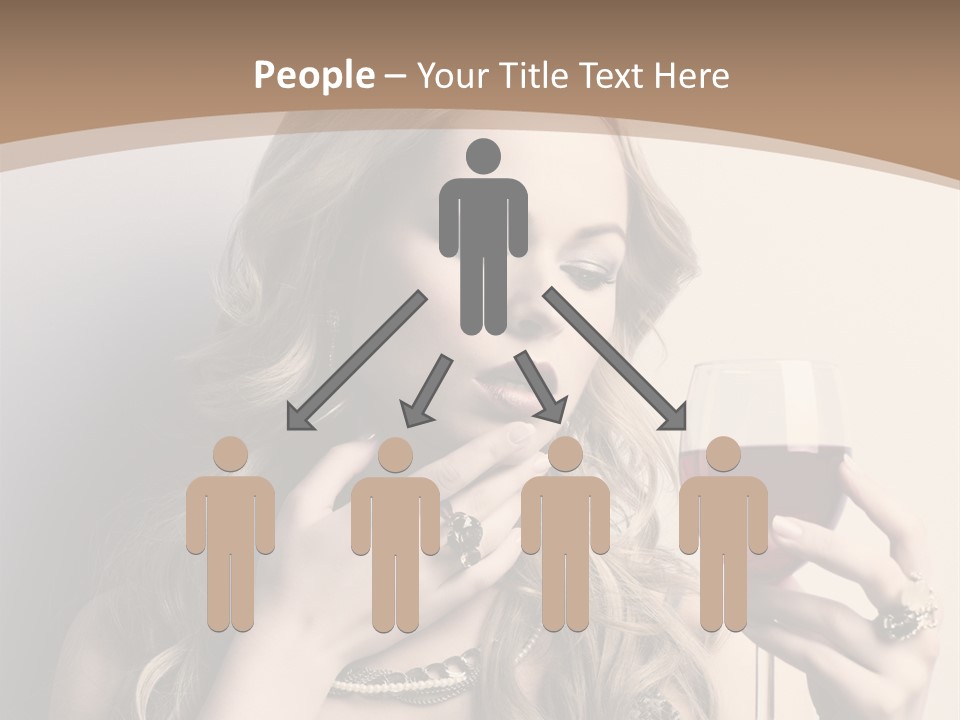 Winetasting Dress Makeup PowerPoint Template