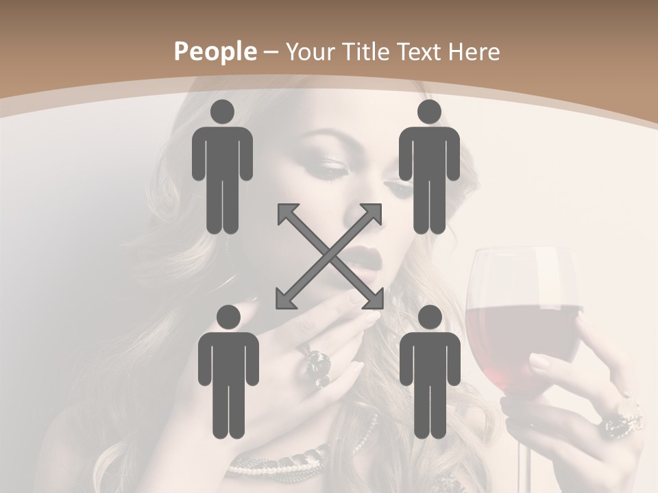 Winetasting Dress Makeup PowerPoint Template