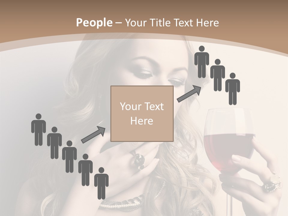 Winetasting Dress Makeup PowerPoint Template