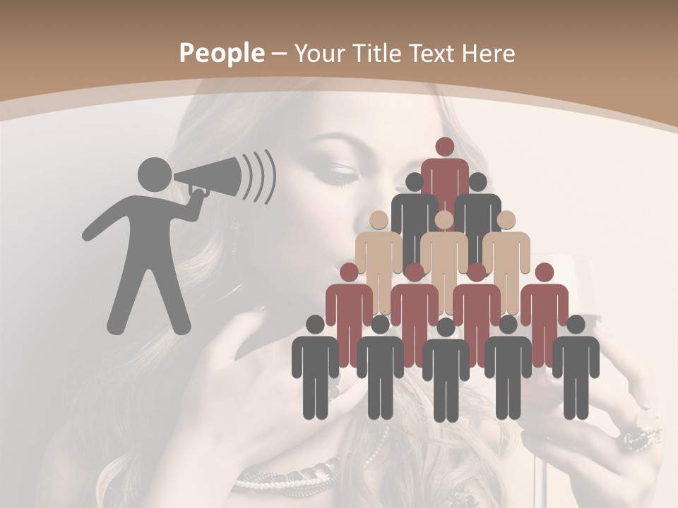 Winetasting Dress Makeup PowerPoint Template