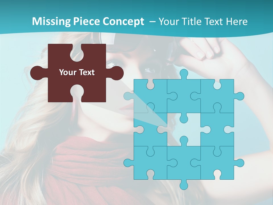 Expression Black Girl PowerPoint Template